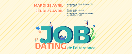 Job Dating de l'alternance - SmartCAMPUS by CCI - Chalon, Dijon et Mâcon